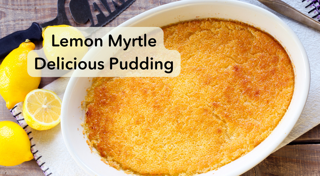 Lemon Myrtle Delicious Pudding