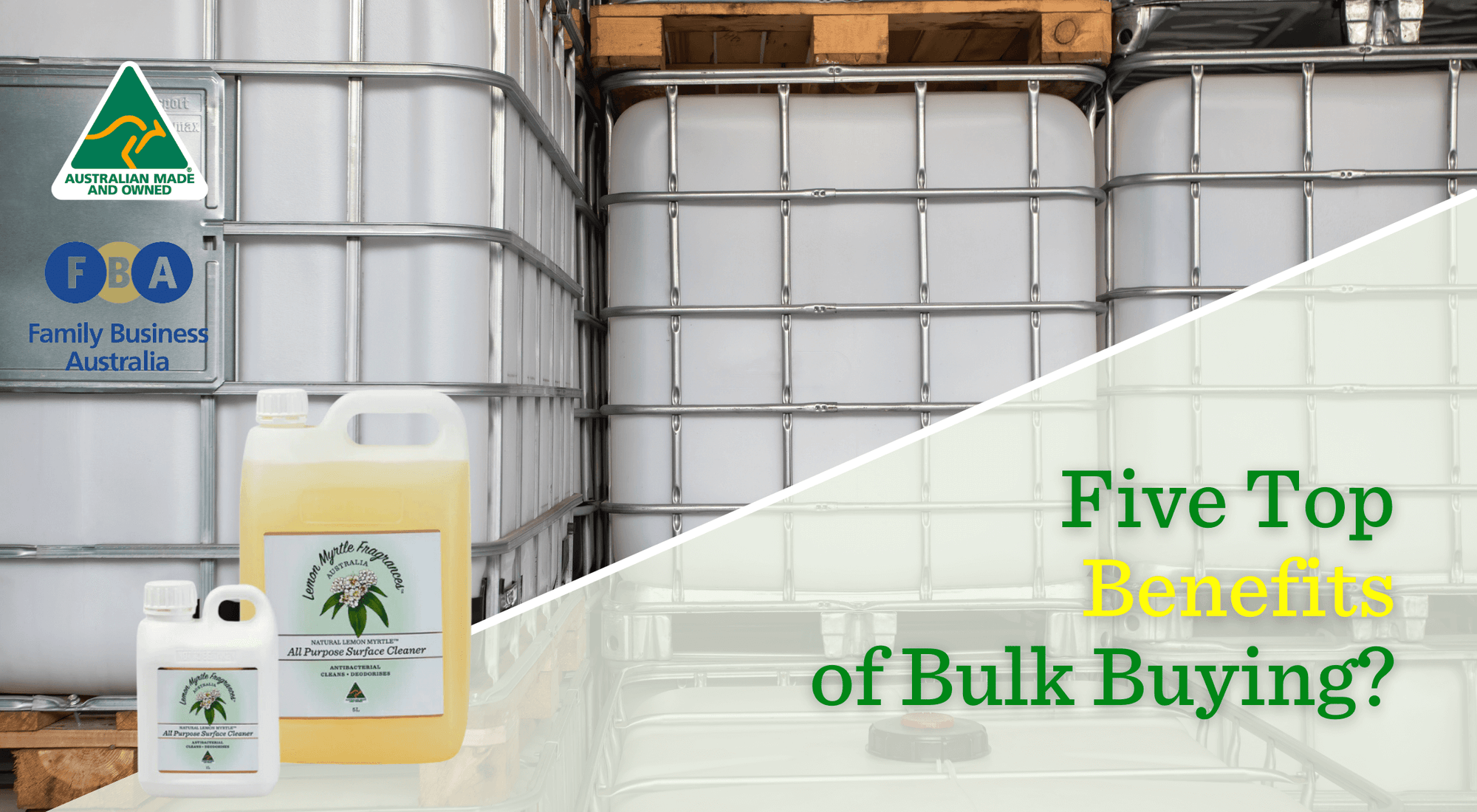 What are the benefits of bulk buying? Lemon Myrtle Fragrance Australia