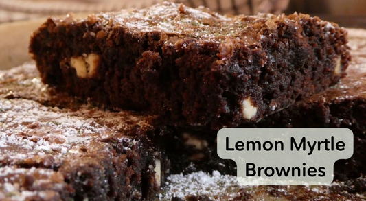 Lemon Myrtle Brownies