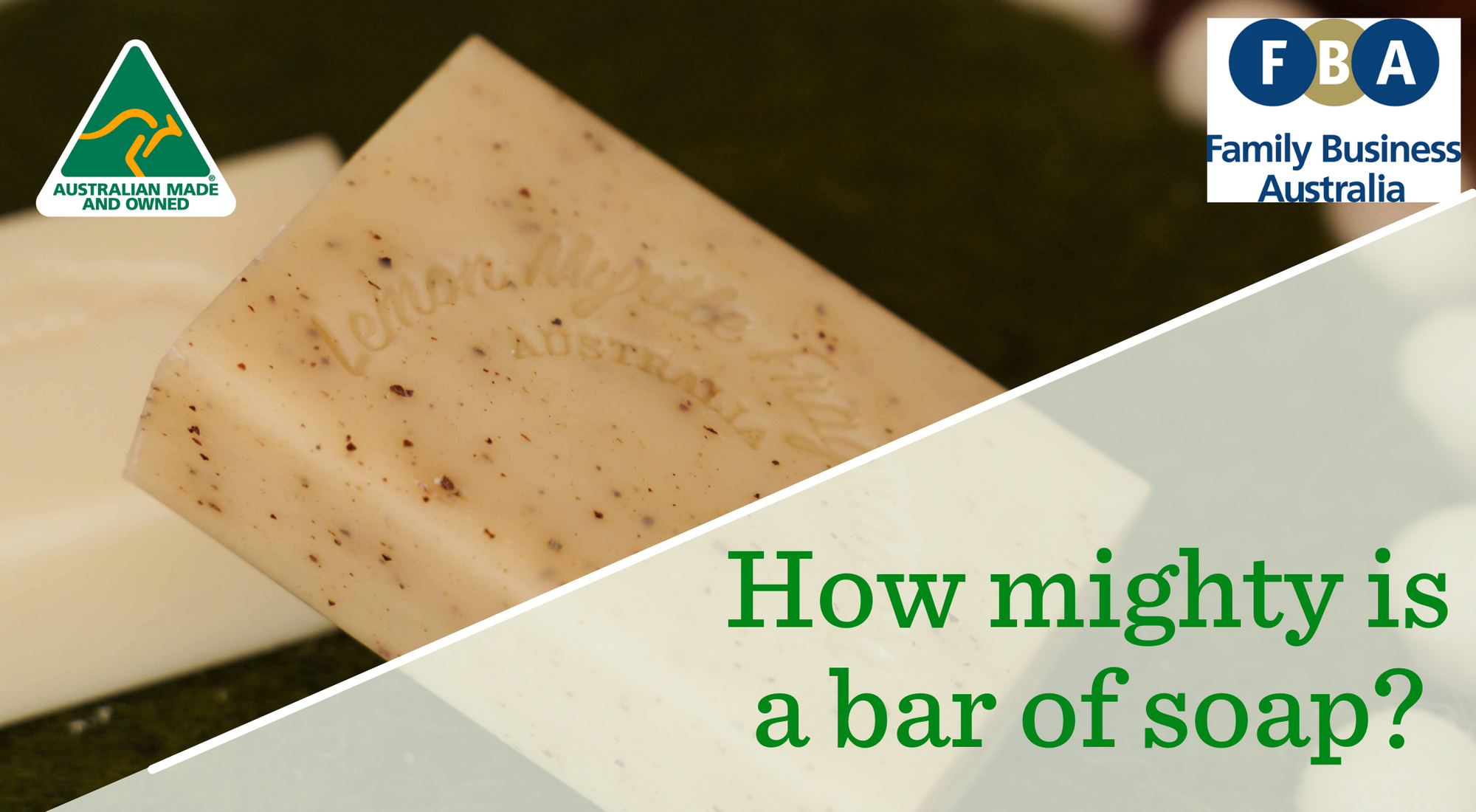 How mighty is a bar of soap?