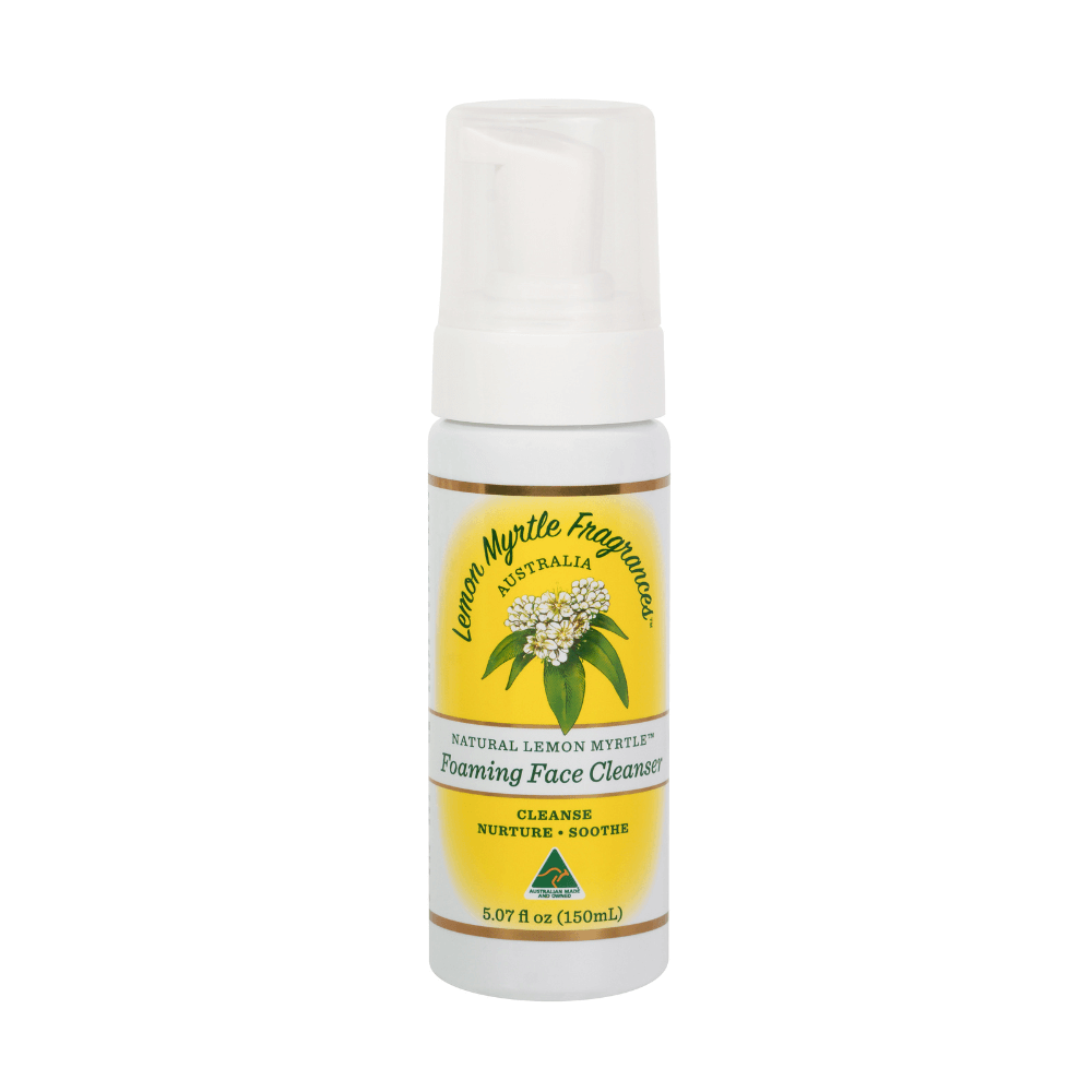 Natural Lemon Myrtle Foaming Face Cleanser - 150mL - Lemon Myrtle ...