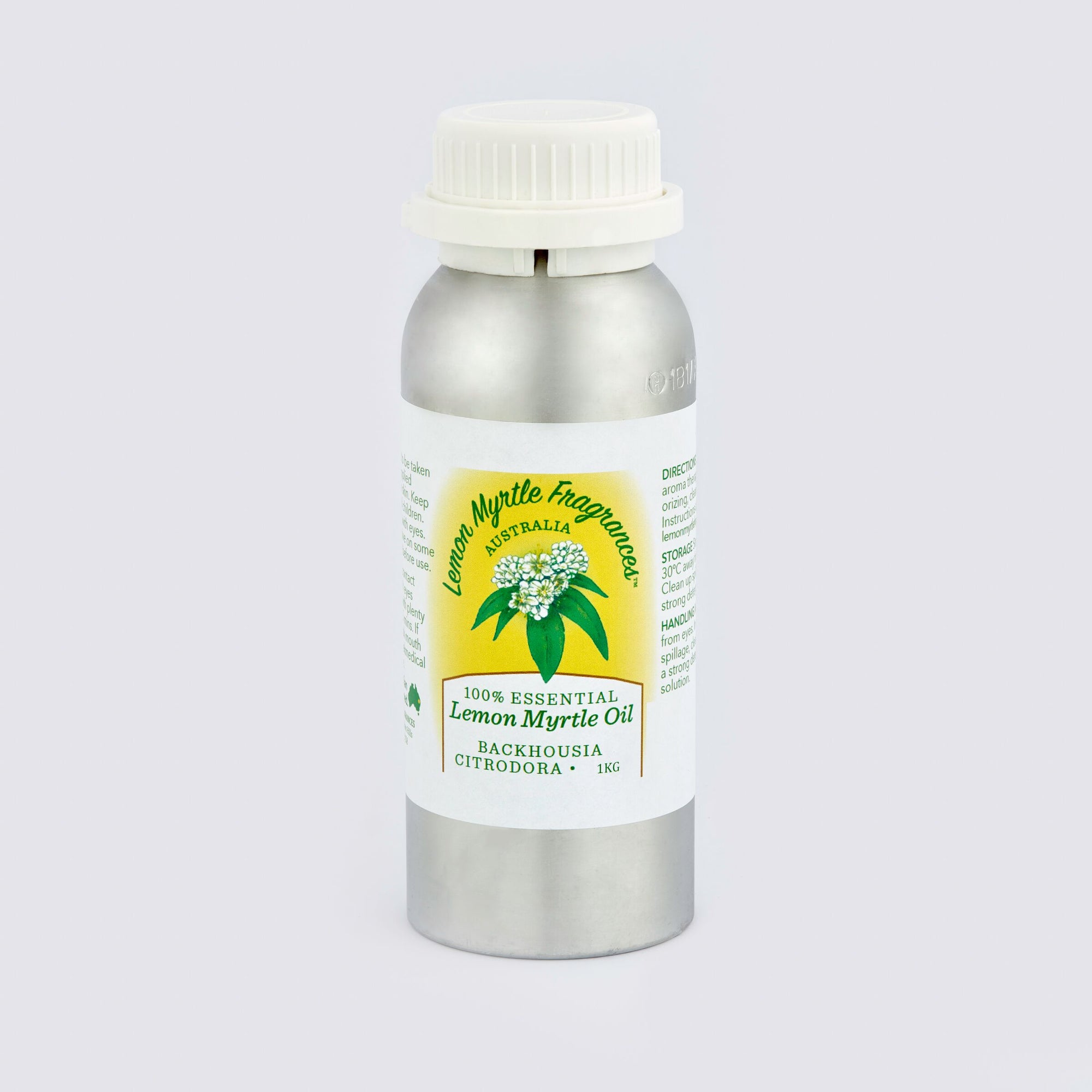Natural Lemon Myrtle 100% Essential Oil - 1kg