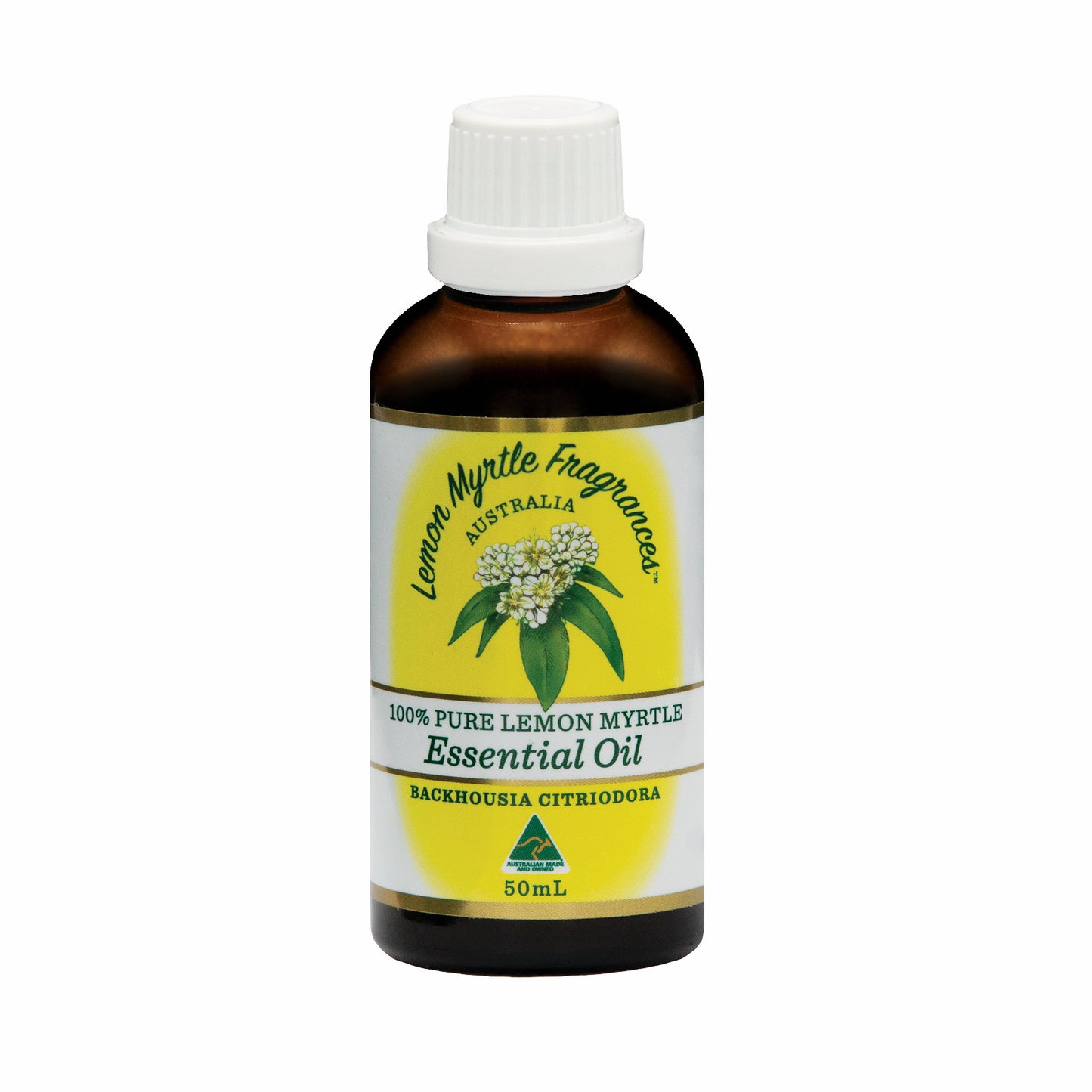 100% pure Lemon Myrtle Essential Oil - 50mL
