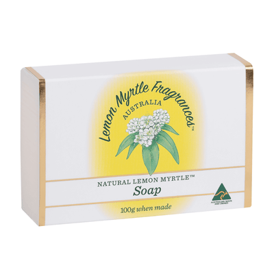 Natural Lemon Myrtle Soap - Single Smooth Bar